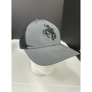 GARY ALLAN SKELETON COWBOY SNAPBACK‎ TRUCKER HAT CAP Black GRAY